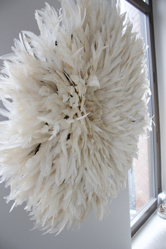 African Juju Hat | Cream