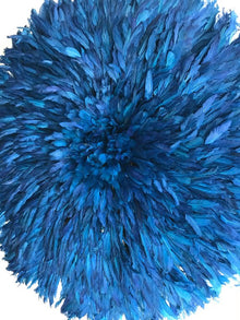 African Juju Hat in Indigo Blue