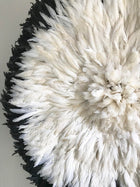 African Juju Hat | Black + Cream