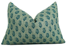 Rajmata | Blue/Blue | Designer Pillow Cover