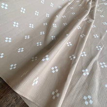 Chiang Mai Block Print Pillow Cover | Beige + White