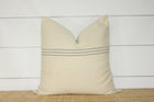 Grain Sack Stripe Minimal Pillow Cover