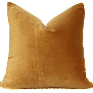 Gold Velvet Pillow Cover | Luxury Designer Velvet