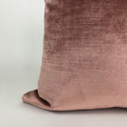 Paprika Velvet Pillow Cover | Blush Pink Designer Pillow 20x20