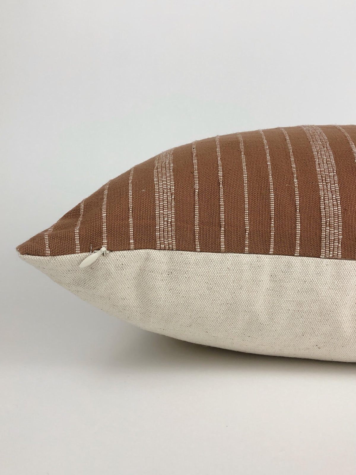 Cusco Stripe Pillow Cover | Designer Pillow in Terracotta