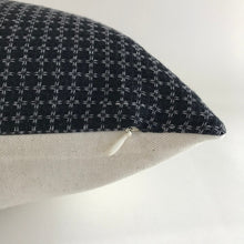 Black and White Woven Pillow Cover
