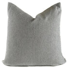 Black and White Striped Farmhouse Pillow Cover