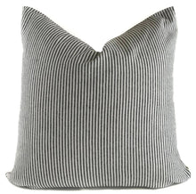 Black and White Striped Farmhouse Pillow Cover