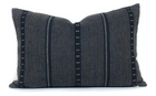 horizontal florance navy pillow cover