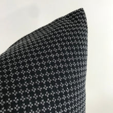 Black and White Woven Pillow Cover