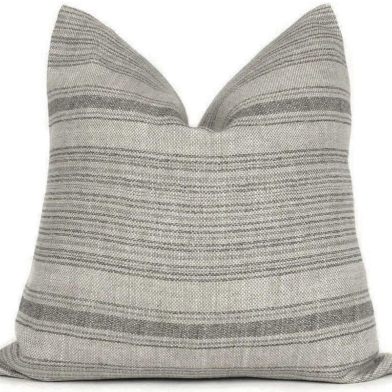 Dash Designer Pillow Cover | Jet