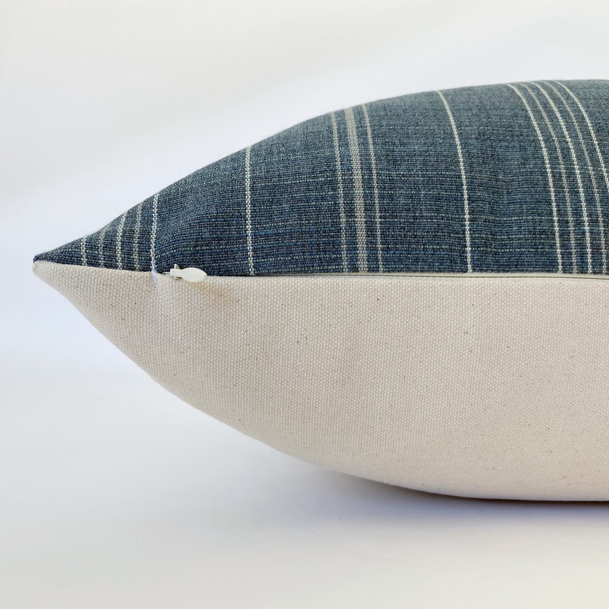 Sutton Stripe Designer Pillow Cover | Gunmetal