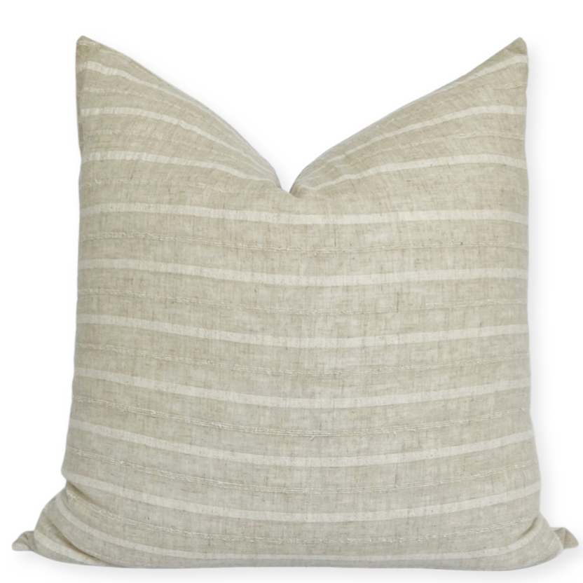 Sand Woven Pillow Cover | Riley