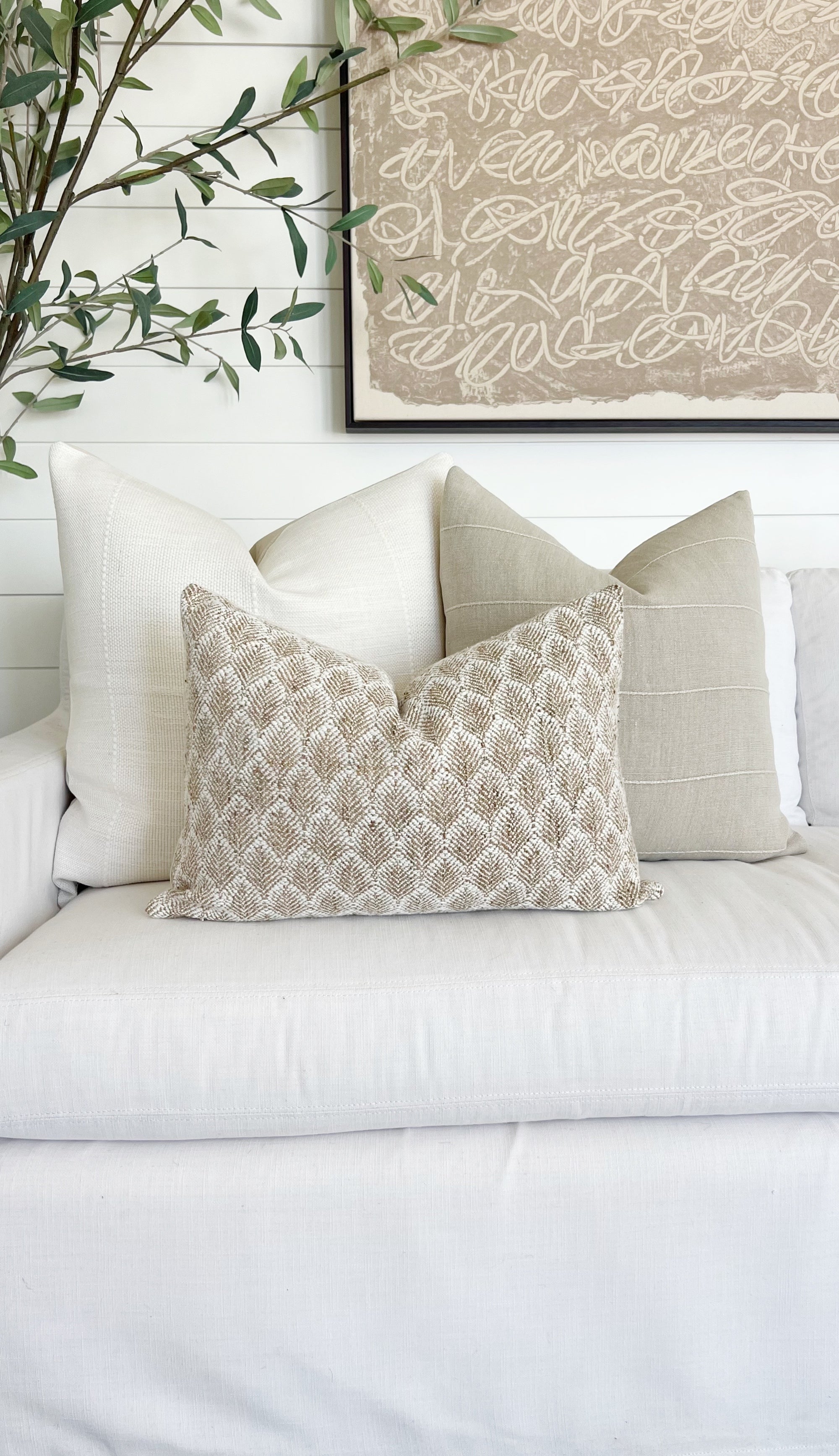 Vintage Sand Designer Pillow Cover