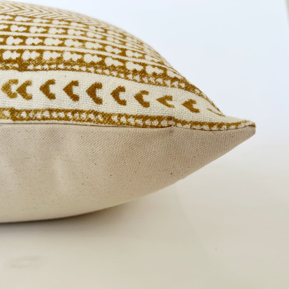 Maya Mustard Pillow Cover