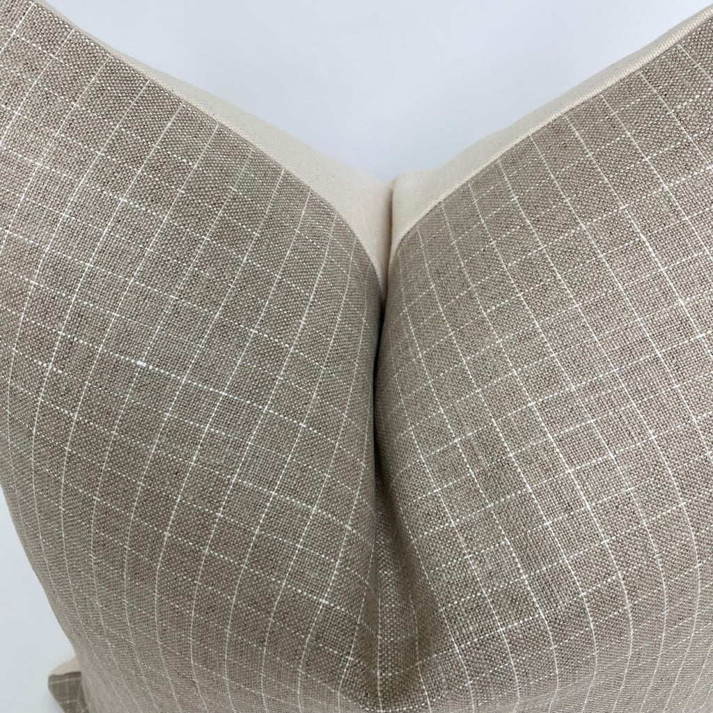 Dune Windowpane Pillow Cover