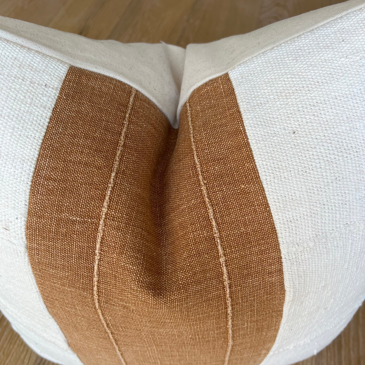 Vintage Rust & Mudcloth Designer Pillow Cover