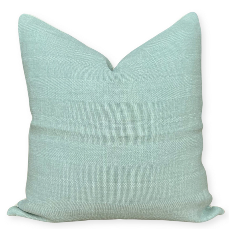 Sage Green Pillow Cover by One Affirmation