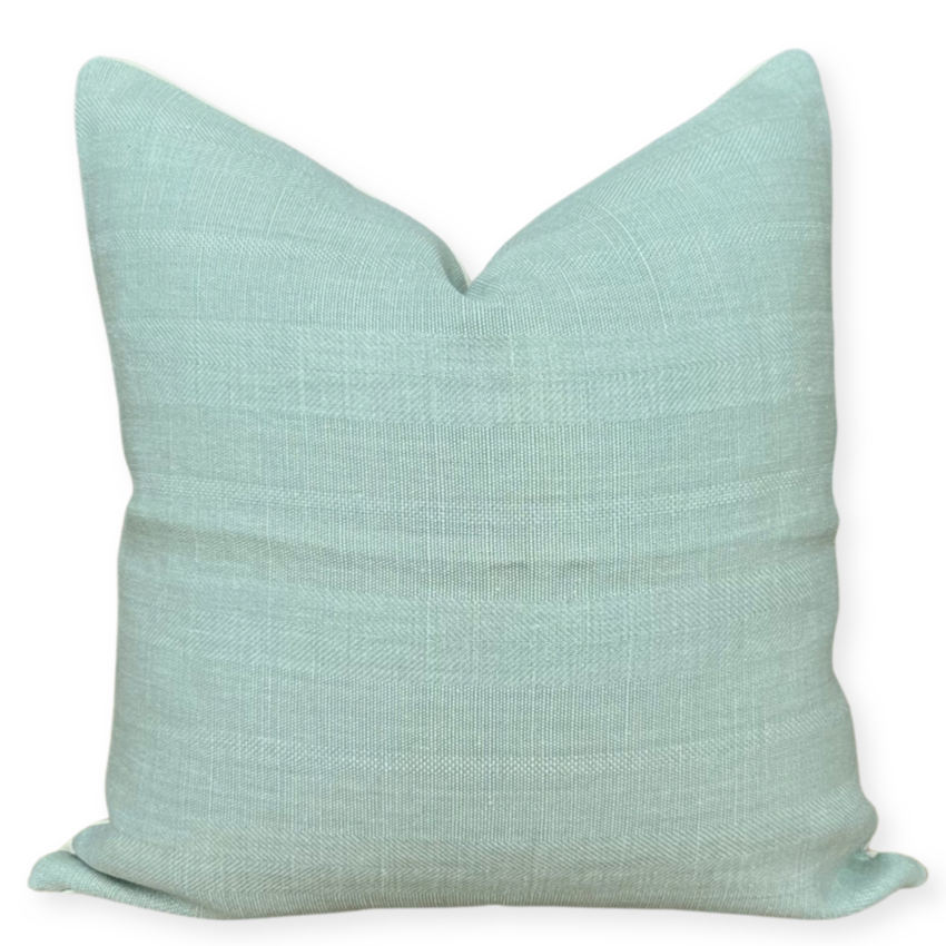 Sage Green Pillow Cover by One Affirmation