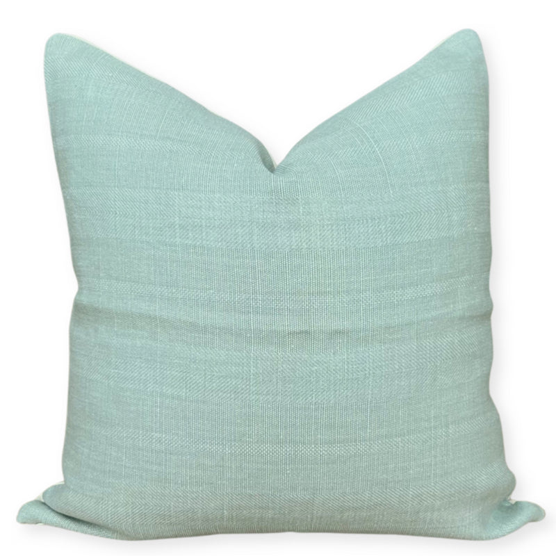 Lumbar Pillow Cover, Indian Wool Pillow Cover, Green Wool Pillow, Green and  White Pillow Cover 14x20, Lumbar Pillow 14x20, Farmhouse Pillow 