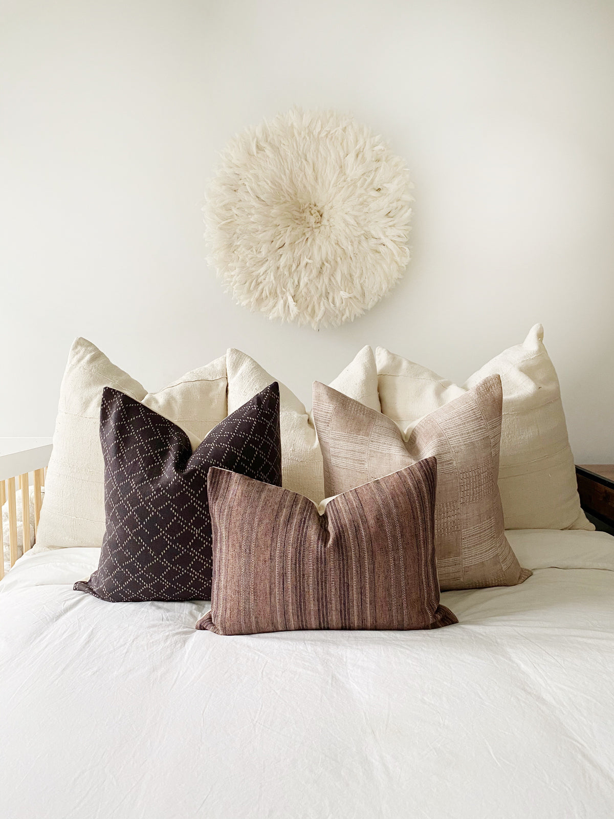 Caspian Designer Pillow Cover | Berry