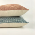 Vintage Rust Floral Pillow Cover