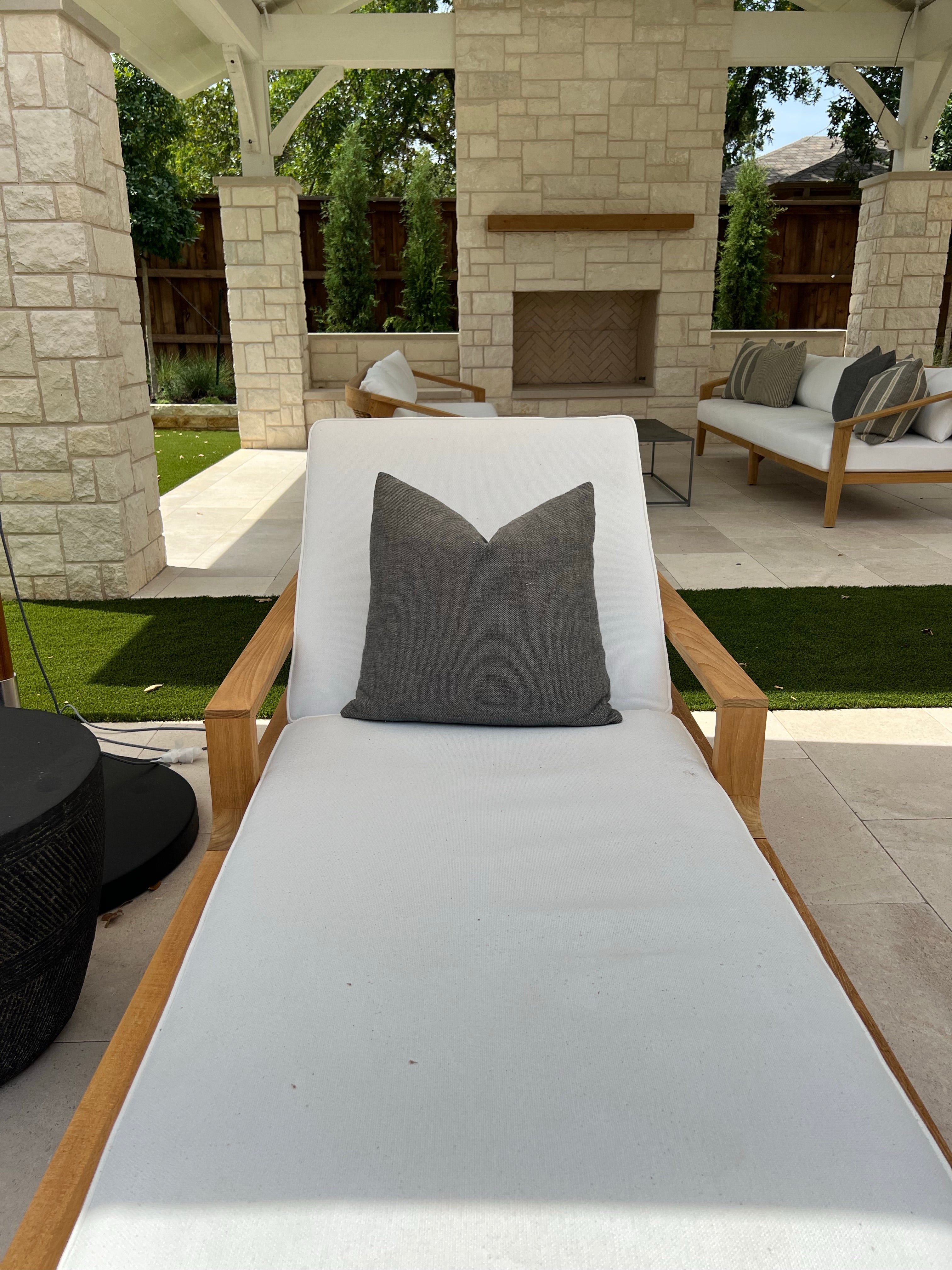 Rough 'N Rowdy Outdoor Pillow Cover | Pumice | One Affirmation
