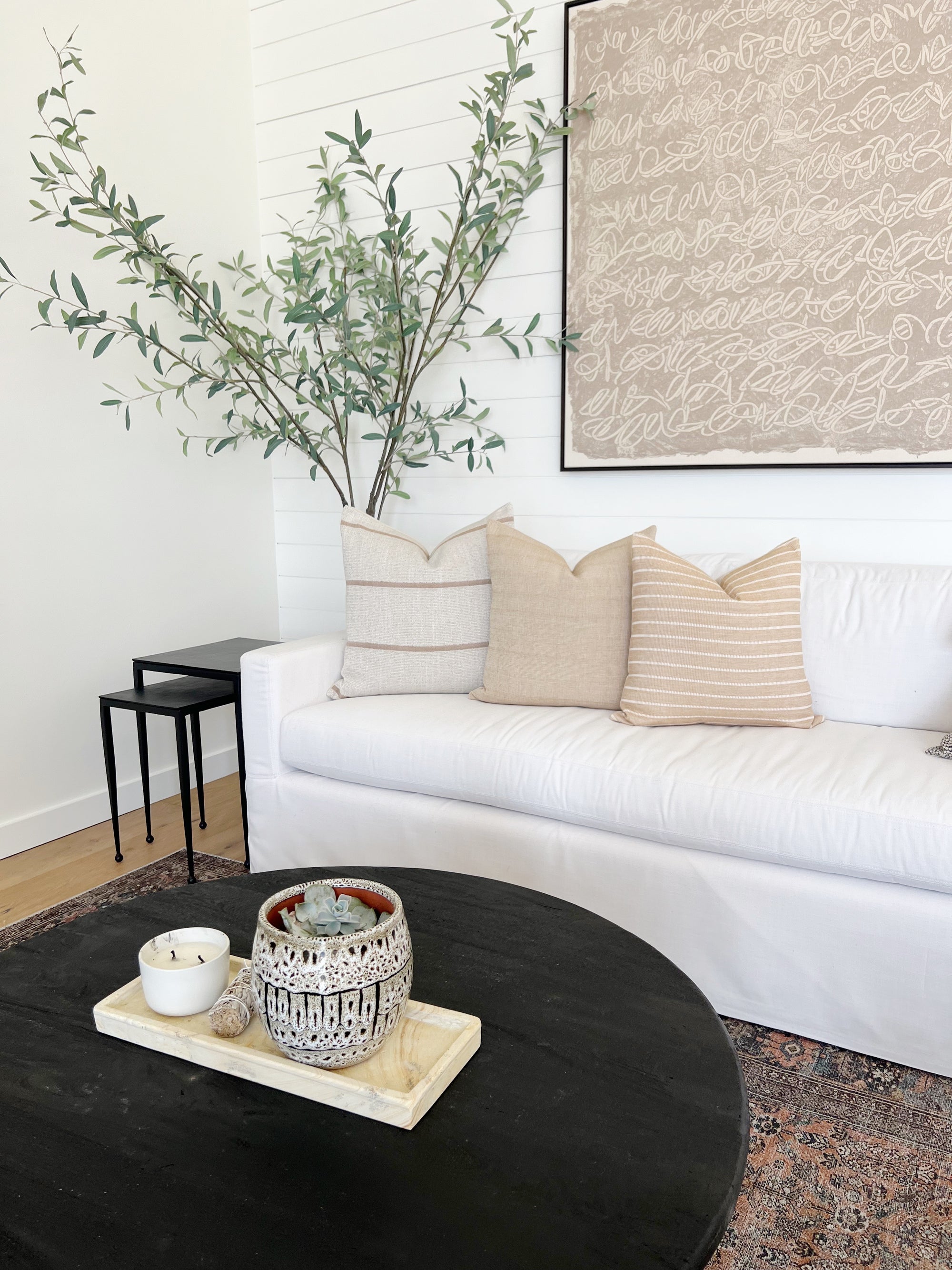 Monaco Tan Pillow Cover