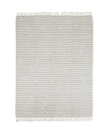 Kolkata Rug | Grey + Cream