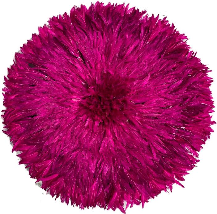 African Juju Hat | Hot Pink