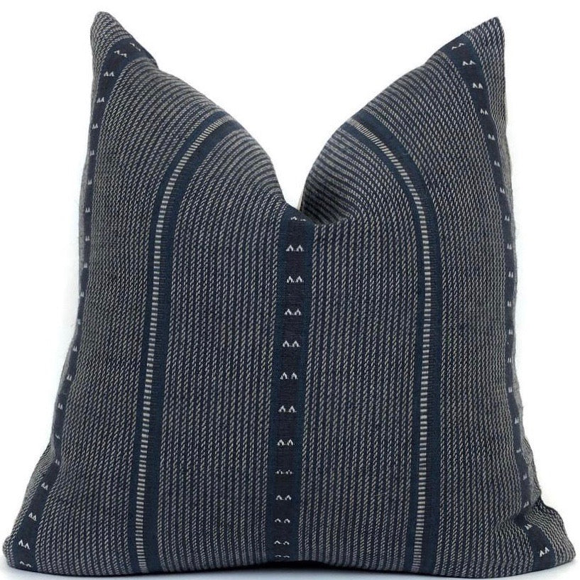 Florence Designer Pillow Cover | Navy